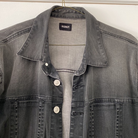 Hudson men’s 3/4 sleeve dark denim jacket - Picture 5 of 6
